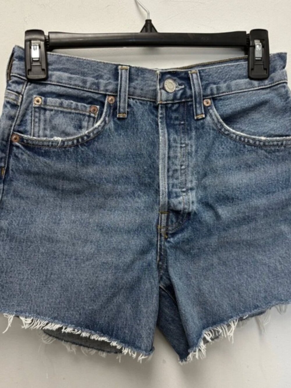 Agolde Parker Long Jean Shorts Size 23 (fair condition)